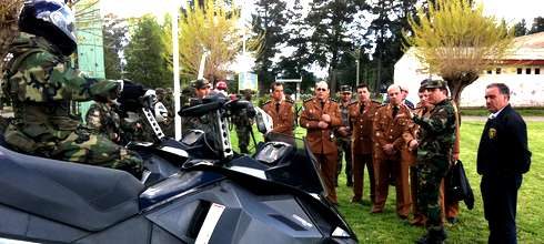 Los Ángeles - Polícia Militar de la Academia Polícial Militar do Guatupé Sao José Dos Pinhaís Estado de Paraná-Brasil visita Regimiento Reforzado de Infantería Nº 17